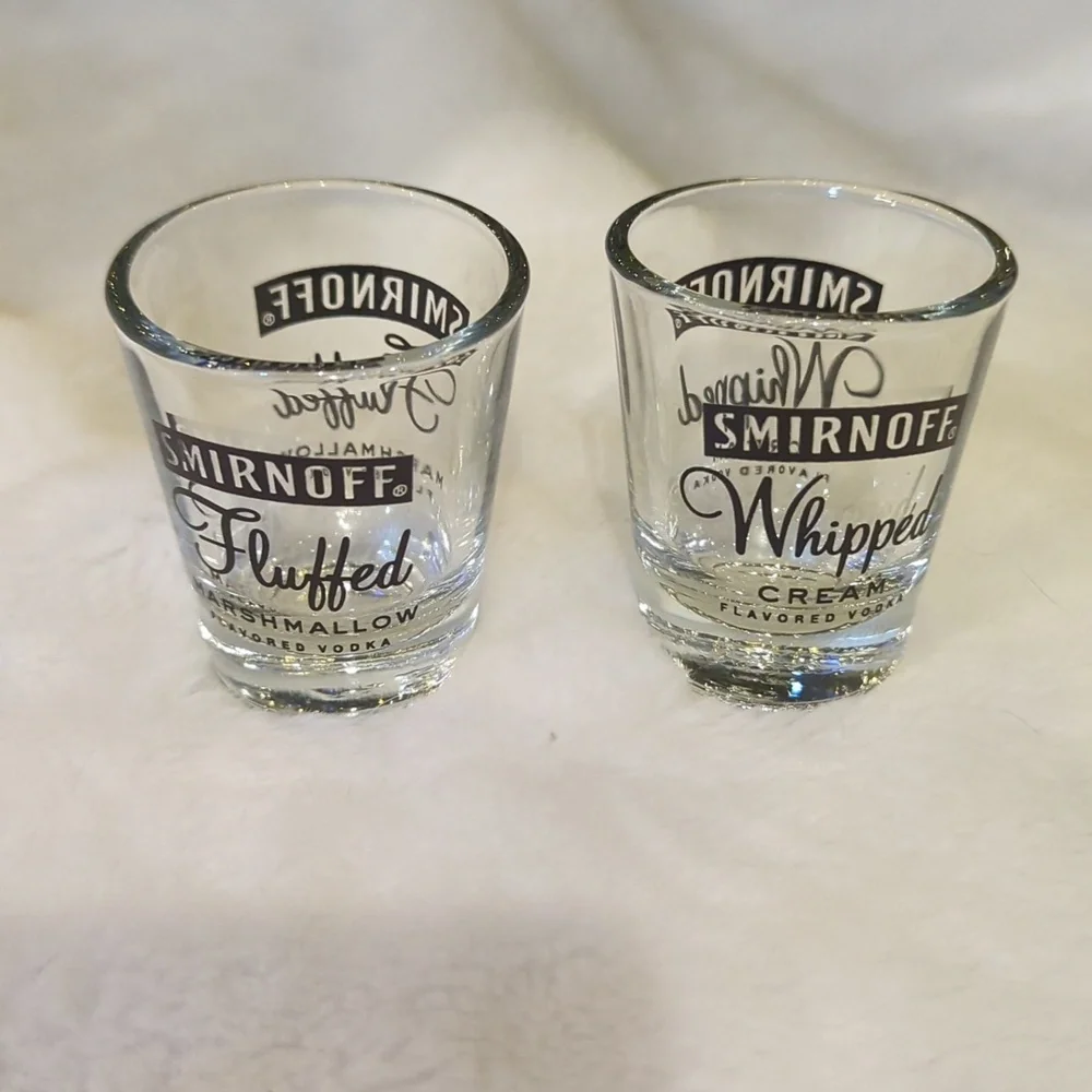 Smirnoff Whipped & Fluffed Shot Glasses